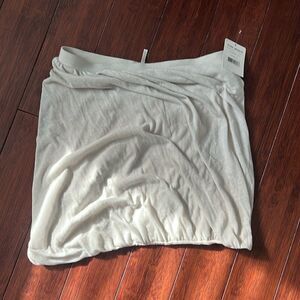 Free People Heather Twist Bubble Skirt in Oatmeal Color - Size Small - NEW